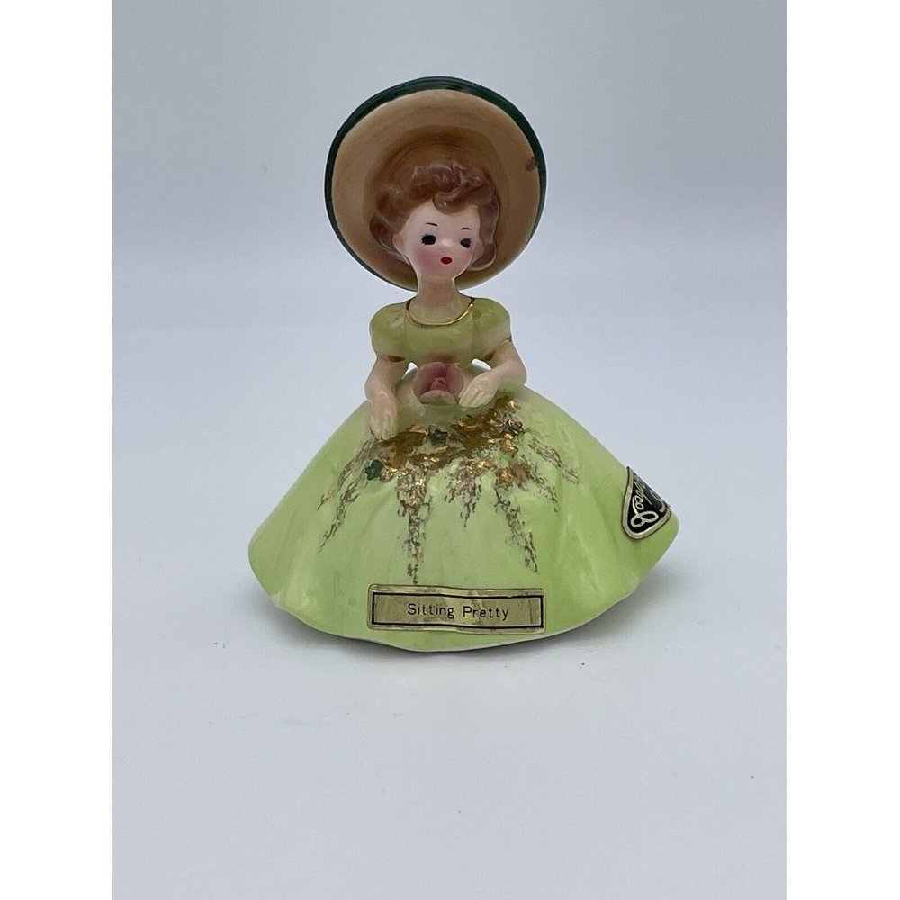 Rare Josef Originals SITTING PRETTY Favorite Sayings series figurine vintage